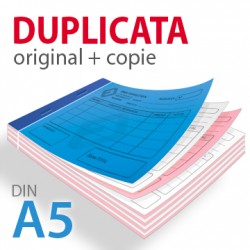 Carnets autocopiants duplicata A5