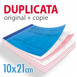 Carnets autocopiants duplicata 10x21cm