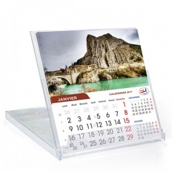 Calendrier de bureau boîtier CD 13 Lames