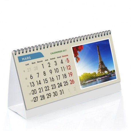 Calendriers de bureau 13 feuilles 10.7 x 21 cm