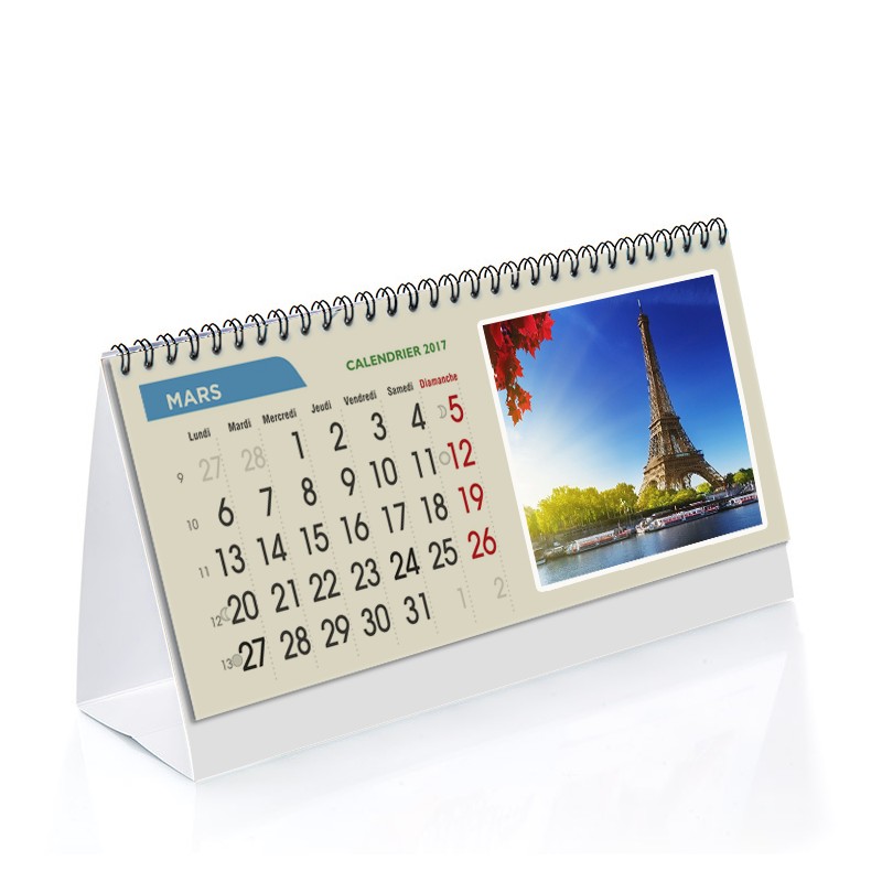 Impression calendrier mural 13 feuilles